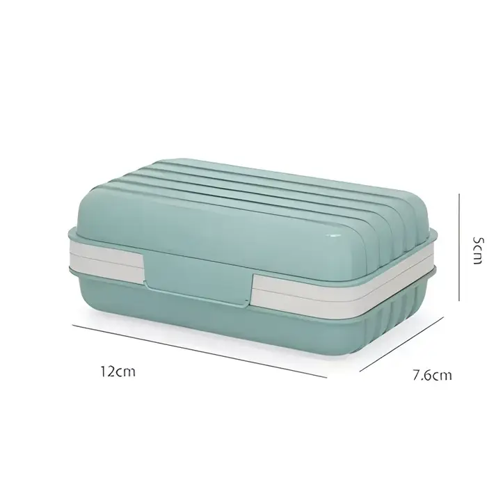 Porte-savon de salle de bain avec couvercle, boîte à savon en plastique pour la maison, garde le sav