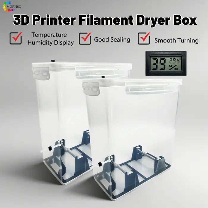 Boîte de rangement de Filament d'imprimante 3D, sèche-Filament PLA, sécurité, résistant à l'humidité, étanchéité, garde le Filament sec, boîte sèche d'imprimante 3d