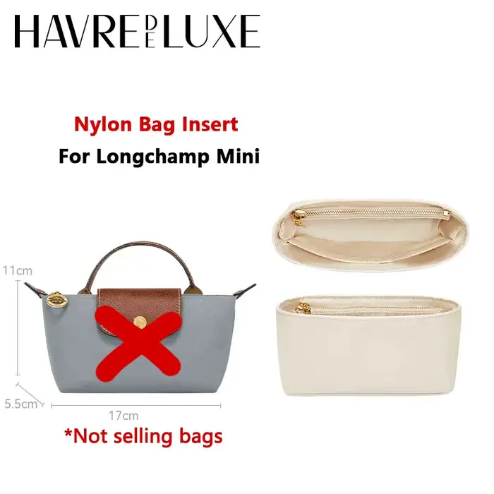 Insert organisateur de sac pour sac Longchamp, matériau en nylon, support de sac super résistant, ac