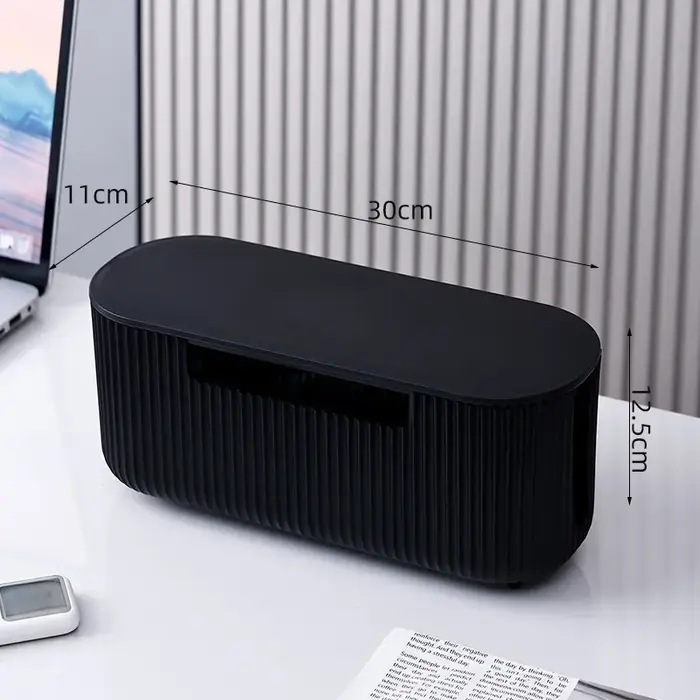 Boîte de rangement pour câbles, boîte de rangement pour multiprises de bureau, boîte de rangement an