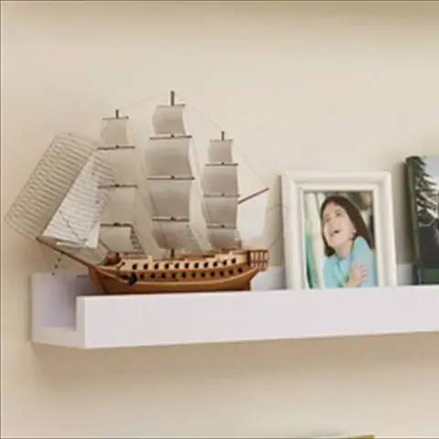 Étagère murale décorative pour speT1, support de livre d'images pour enfants, salon, rangement de cu