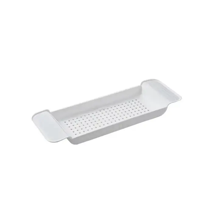 Étagère de baignoire extensible en bambou T1, caddie de douche, porte-serviettes et porte-livre, acc