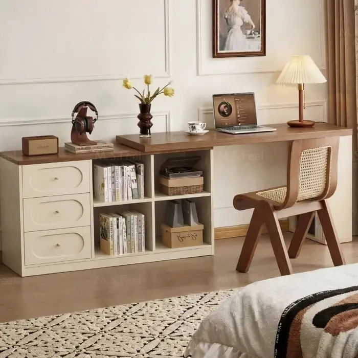Coiffeuse d'angle en bois avec tiroirs pour chambre à coucher, meuble de rangement pour maquillage, mobilier domestique