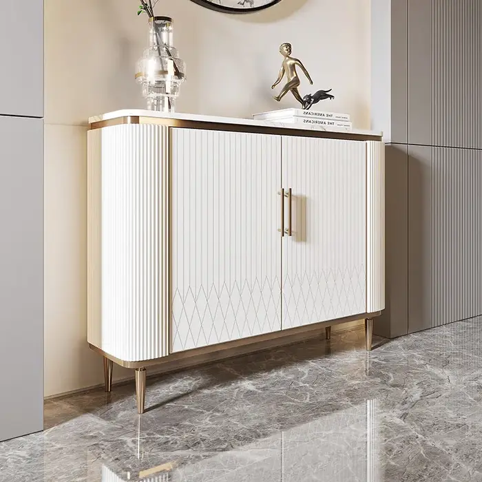 Meuble à chaussures de luxe léger pour la maison, simple et moderne, pour entrée et salon, étagère de rangement, meuble à chaussures, étagère de rangement.