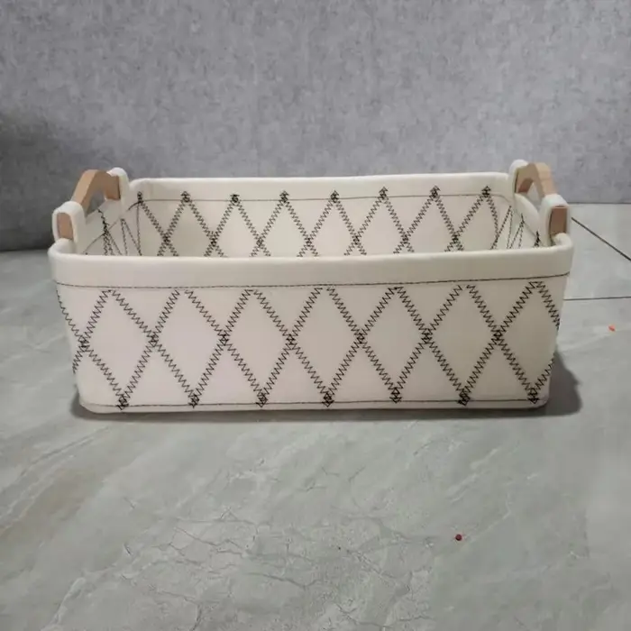 Nouveau panier de rangement en feutre grande capacité, boîte de rangement en tissu pour bureau, arti