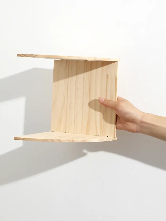Étagère murale flottante en bois et Pvc à 2/4 niveaux