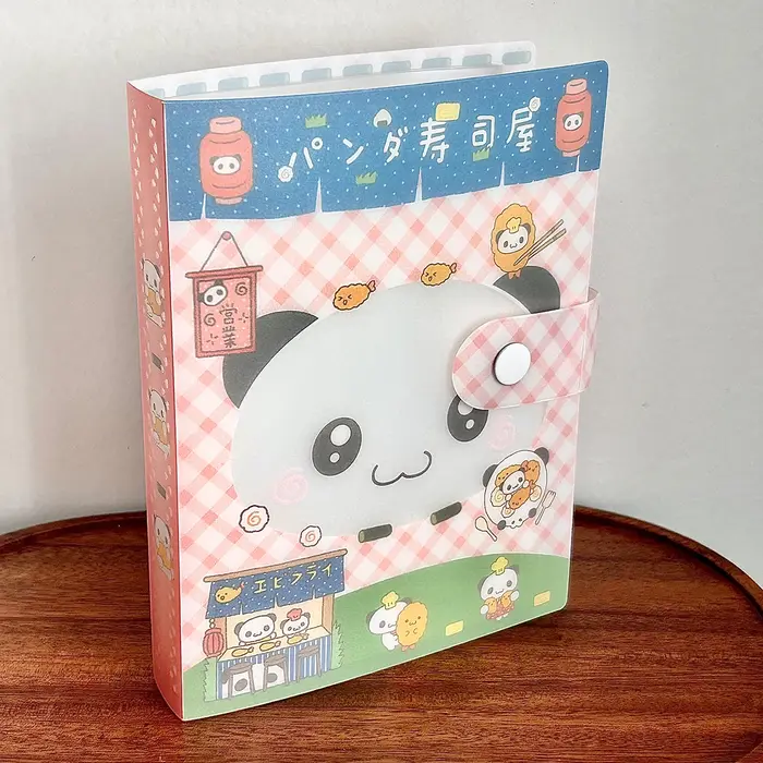 Kawaii A6 Panda Document organisateur classeur de rangement Vintage Showa Style page fixe Scrapbook 