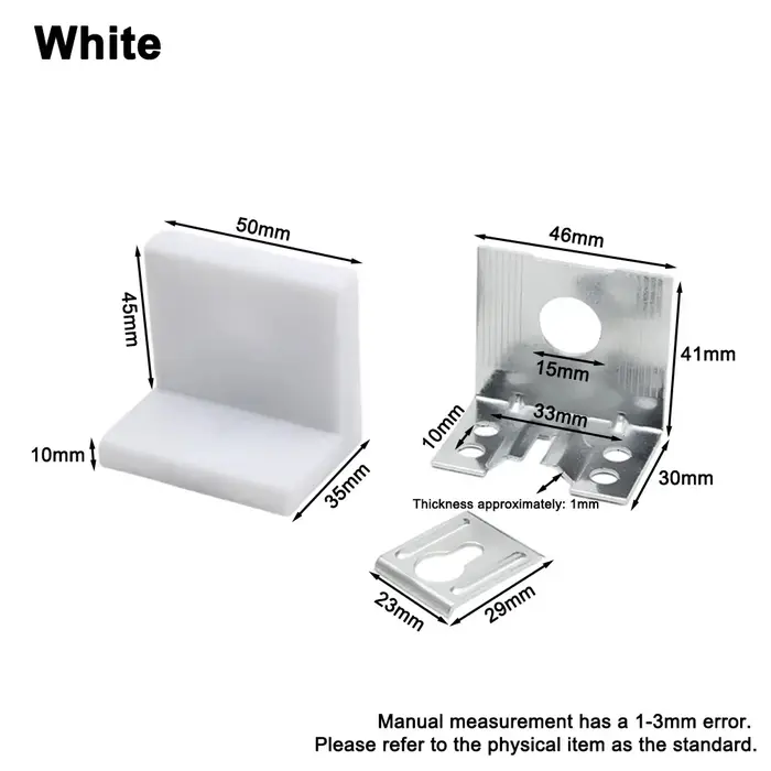 Supports muraux réglables pour armoires et placards