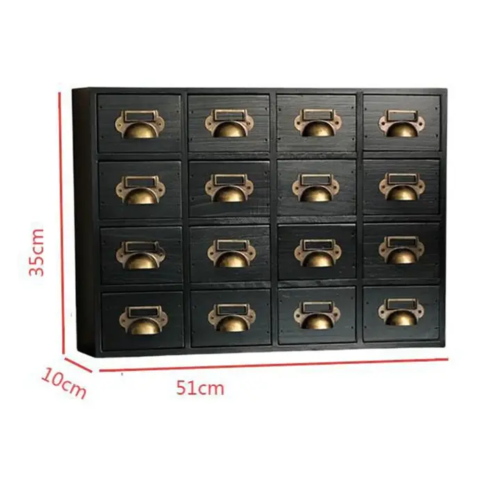 Boîte de rangement de Type tiroir, boîtes de rangement en bois multifonctions en bois, étui de burea