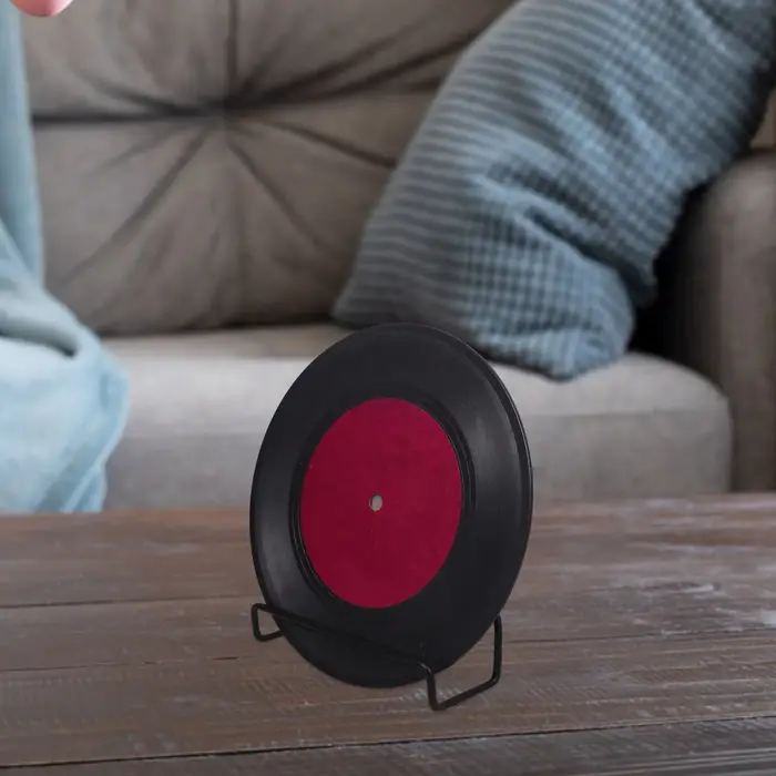 Étagère murale en fer pour disques vinyles