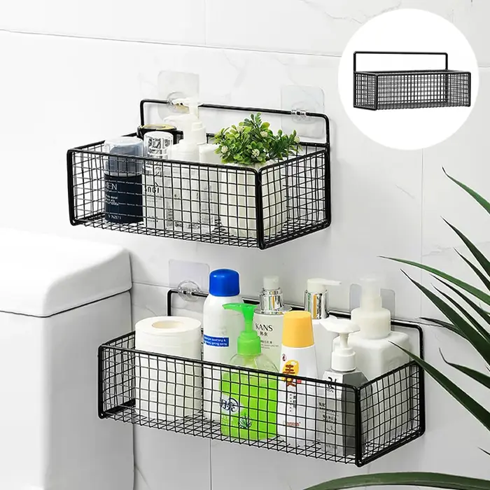 Salon chambre cuisine support de rangement salle de bain