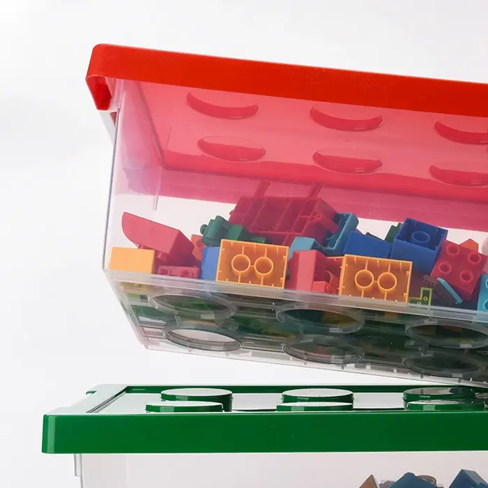 Boîte de rangement de blocs de construction pour enfants