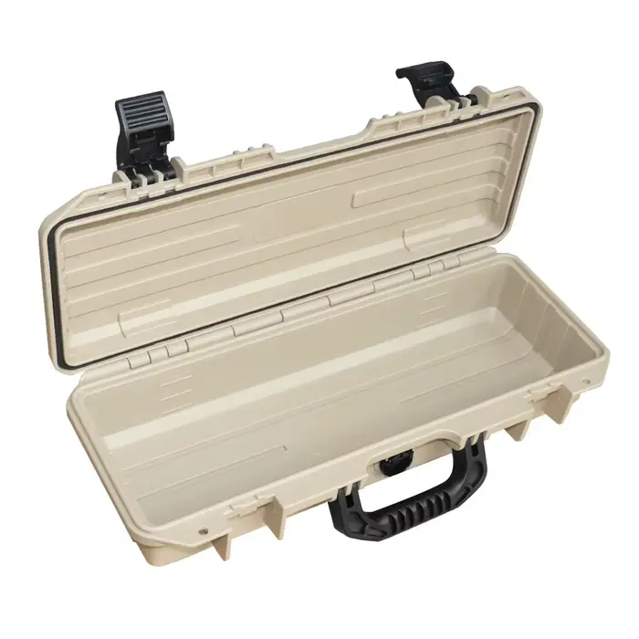 Boîte à outils longue en plastique PP, coffre à outils de rangement d'instruments, étanche et résist