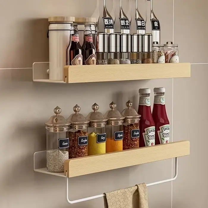 Organisateur de cuisine en bois