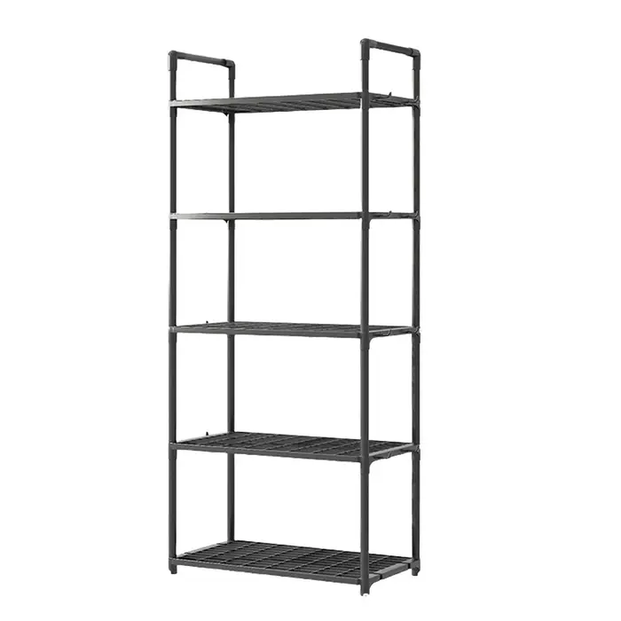 Étagère à 5 niveaux, support de rangement réglable, capacité de 66 lb, étagère sur pied pour cuisine