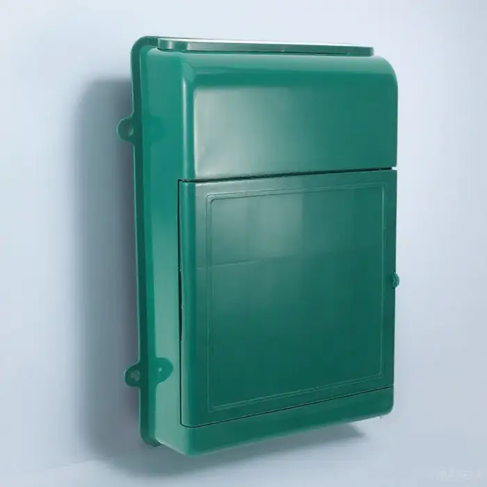 Boîte aux lettres murale en plastique imperméable pour jardin et maison, décoration murale, robuste,
