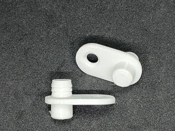 Clip de retenue pour étagère de meuble à chaussures, 30 pièces, ABS blanc, boucle de limitation, piè