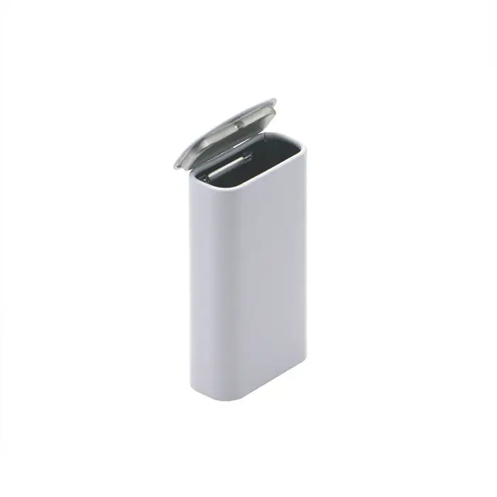 Boîte de rangement portable en fer blanc avec couvercle rabattable, boîte d'emballage scellée, petit