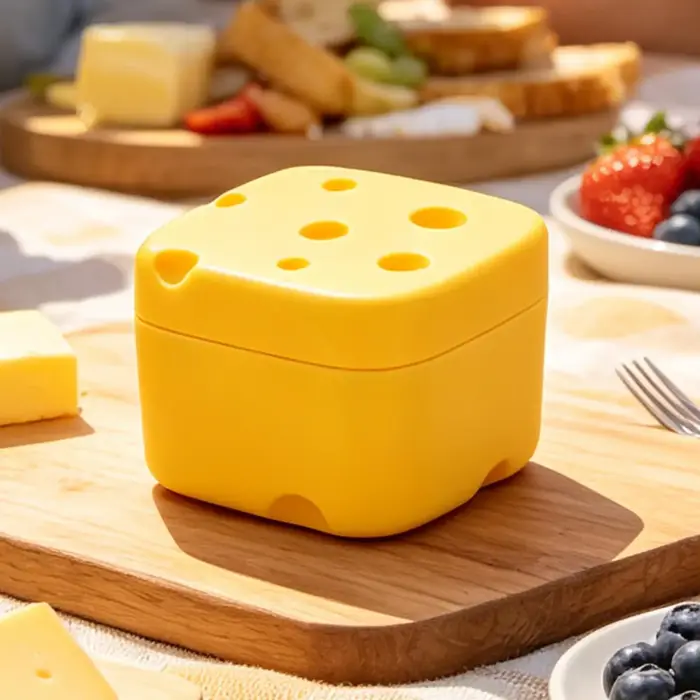 1 pièce Boîte de conservation pour tranches de fromage et blocs de beurre