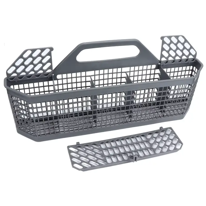 Panier de rangement pour lave-vaisselle, panier de rangement en plastique pour couverts et argenteri