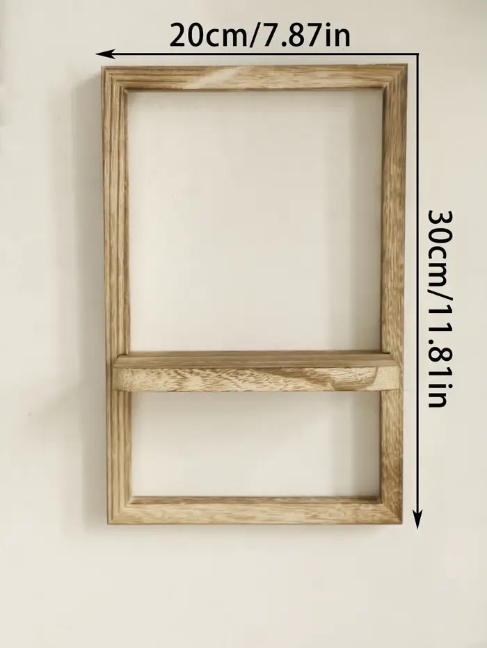 Présentoir en bois étagères flottantes étagères en bois rustique rangement mural pour chambre cuisin