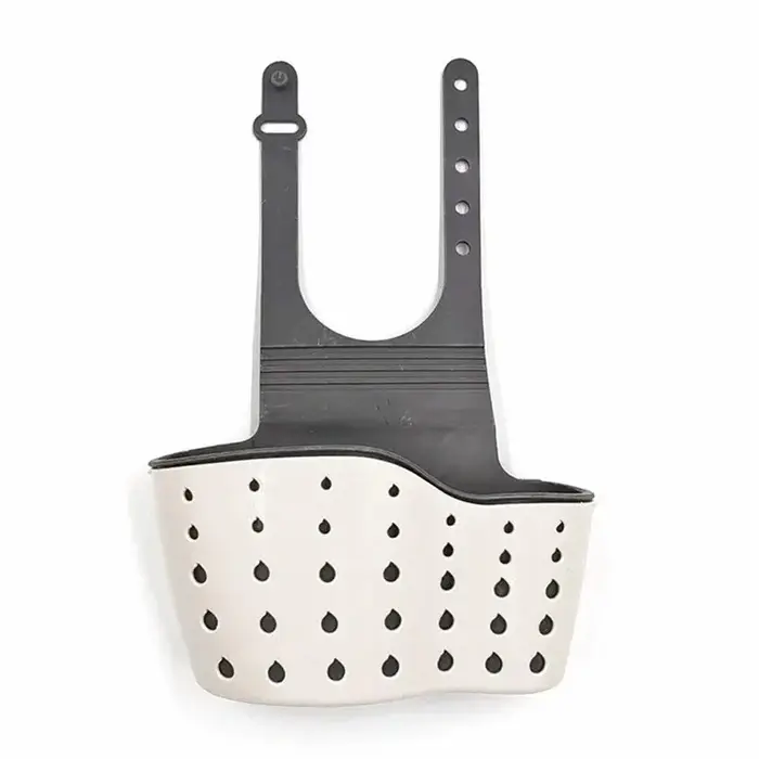 Panier de vidange de rangement pour la maison, support d'évier de cuisine, éponge à savon réglable, 