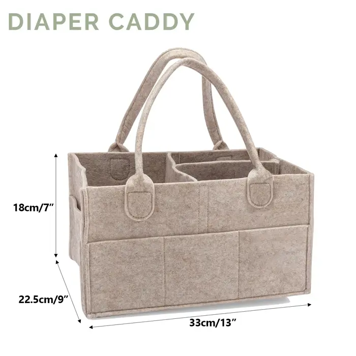 Caddie à couches, bac de rangement pour pépinière et voiture