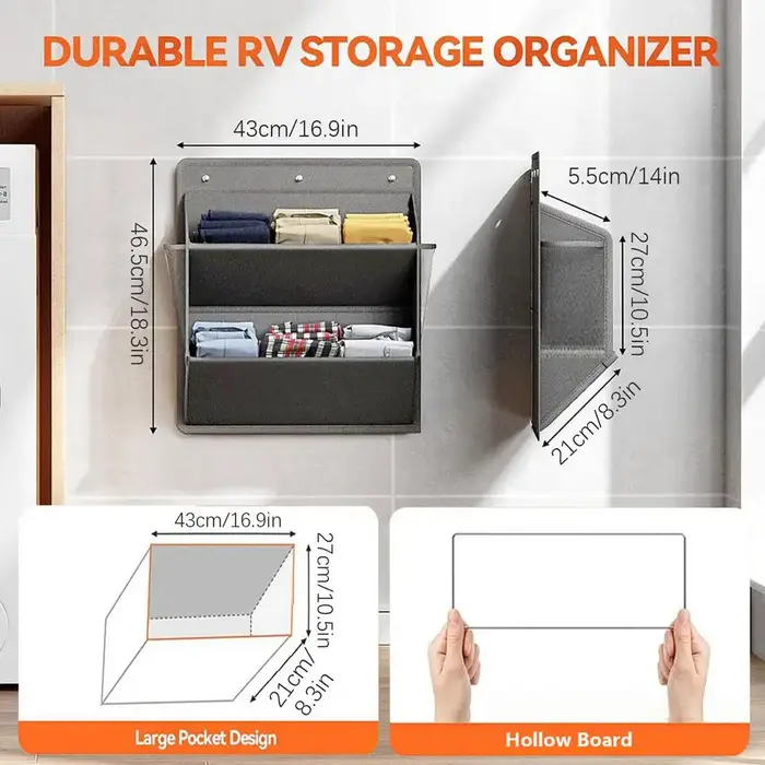 Étagères murales adhésives pour chaussures RV – Organisateur gain de place pour buanderie, salle de 