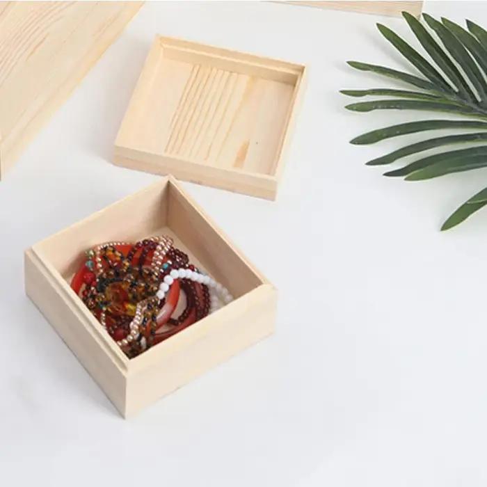 Boîte de collection de bijoux en bois pour le réveillon de Noël, boîtes de rangement, collection de 