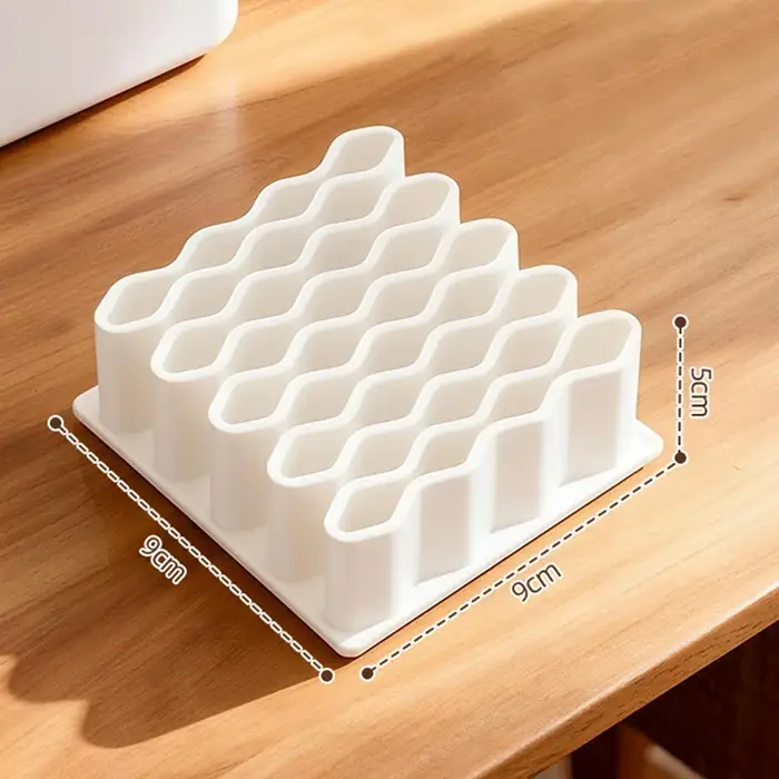 Support de rangement de bureau en silicone pour tubes de pommade, médicaments, colle, cosmétiques et