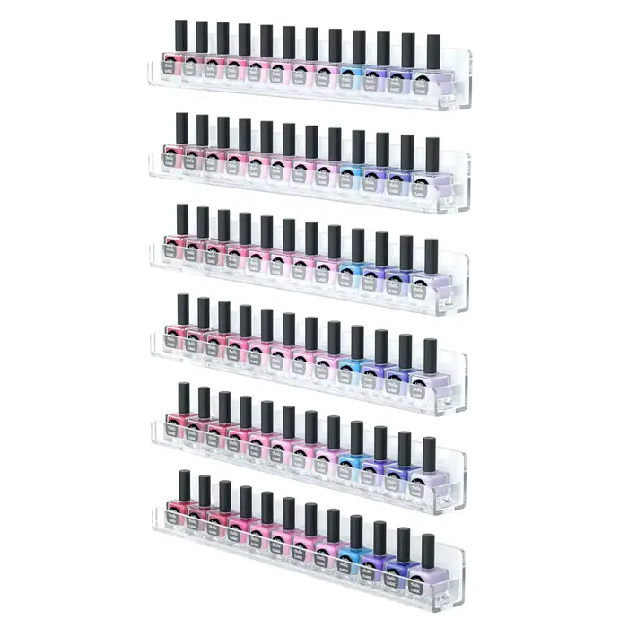 Support mural pour vernis à ongles