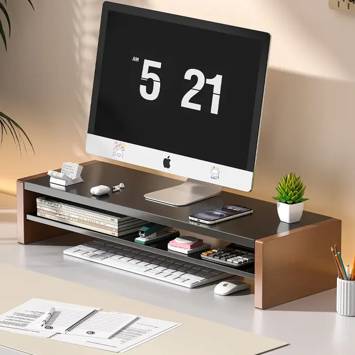 Étagère de bureau avec organisateur de rangement