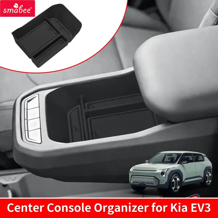 Boîte de rangement pour accoudoir de voiture Kia EV3 2024-2025