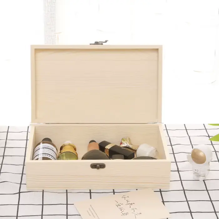 Boîte de rangement en bois