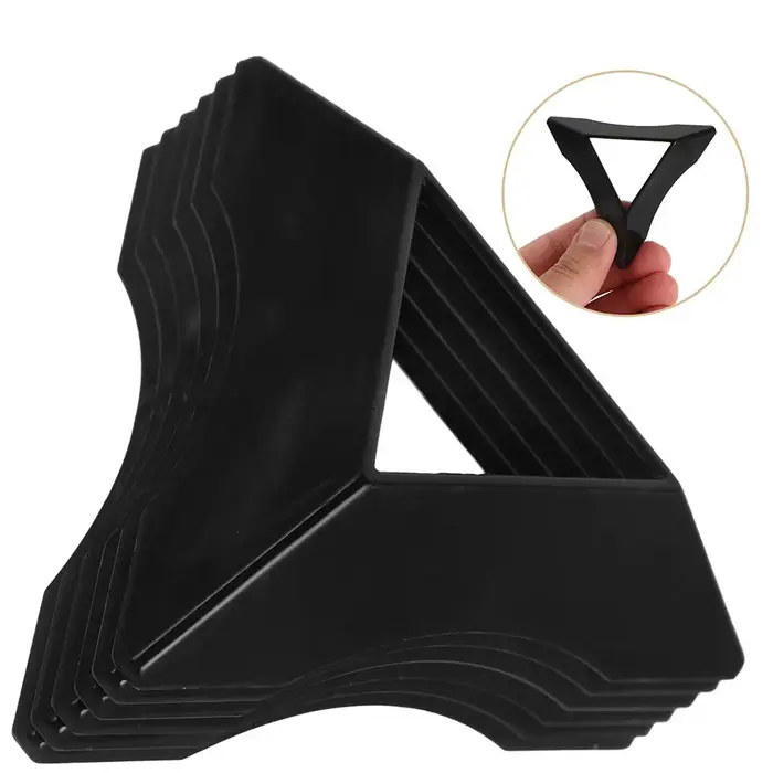 Supports de rangement en forme de Cube transparent, 10 pièces, matériel de socle d'affichage élégant