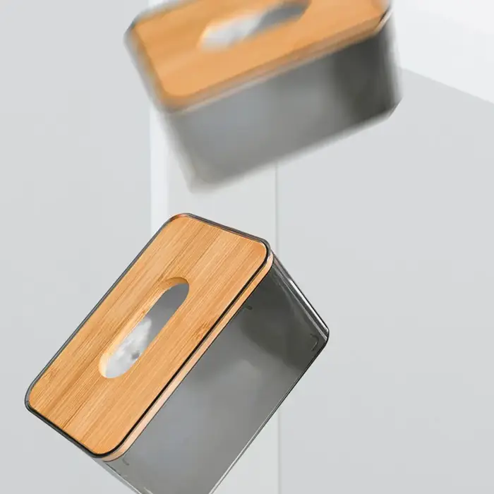 Boîte à mouchoirs transparente rectangulaire Simple, boîte en papier, porte-mouchoir carré, outils de stockage du papier, conteneur de stockage de mouchoirs