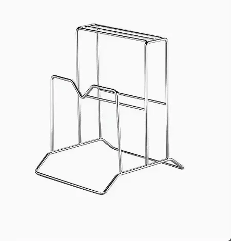 Organisateur de couteaux de cuisine avec fente pour planche à découper, support de rangement multifo