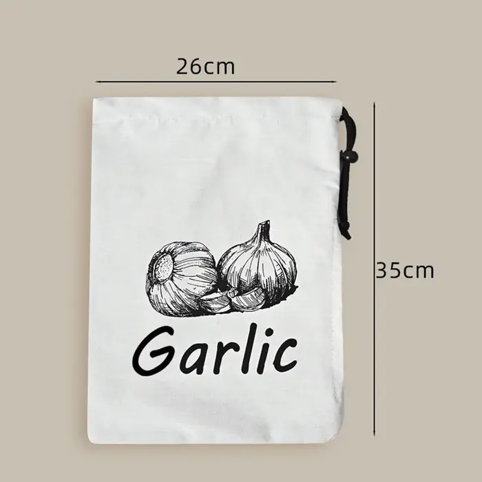 Sac de rangement durable et réutilisable pour oignons et pommes de terre