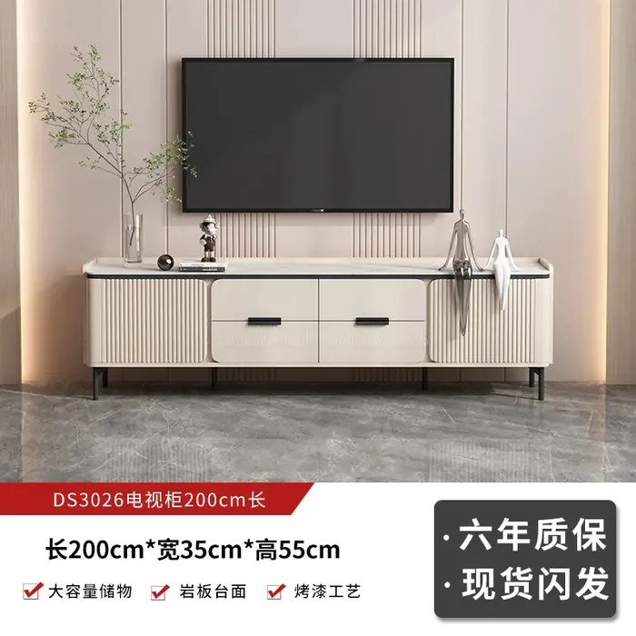 Meuble Tv de luxe européen, Meuble de beauté, tendance, Simple et élégant, pour consoles de télévisi