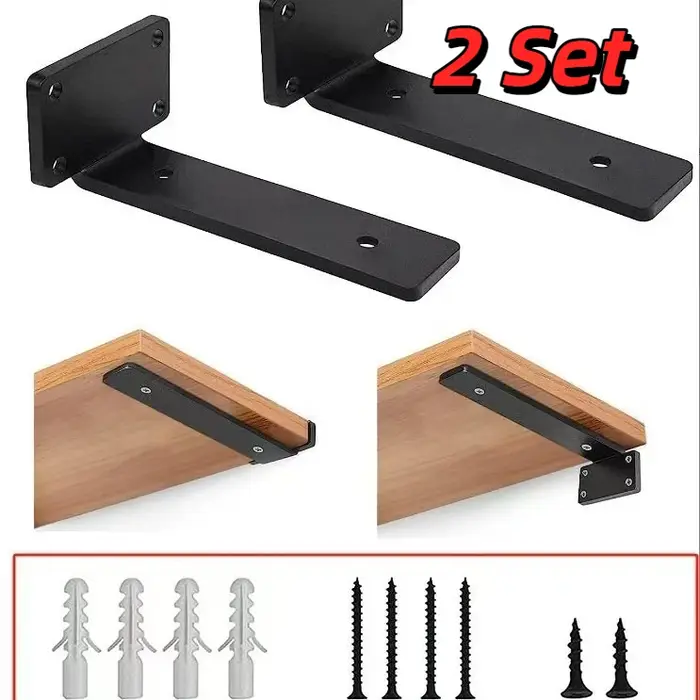 Supports d'étagère robustes avec vis