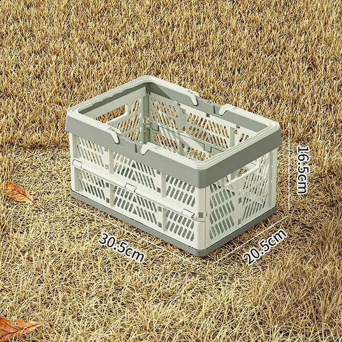 Panier de rangement pliable en plastique, pour le rangement domestique des jouets, des articles de p