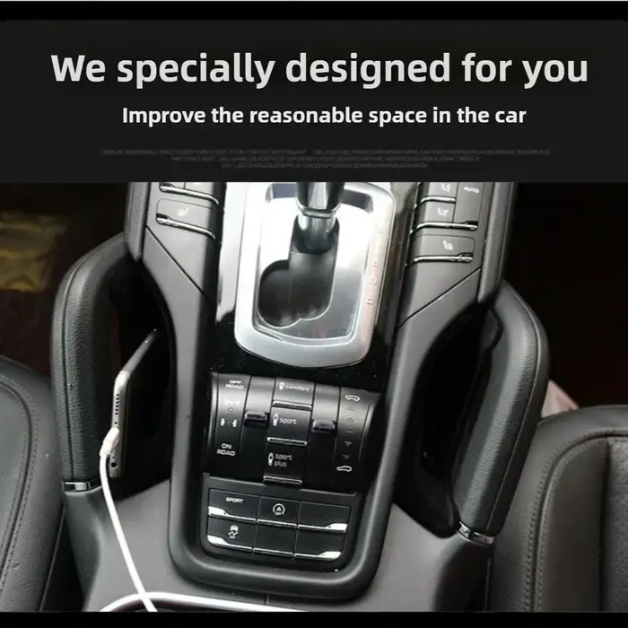 Nouveau pour Porsche Cayenne 2011-2018 Console centrale Gap boîte de rangement accessoire de voiture accoudoir Central