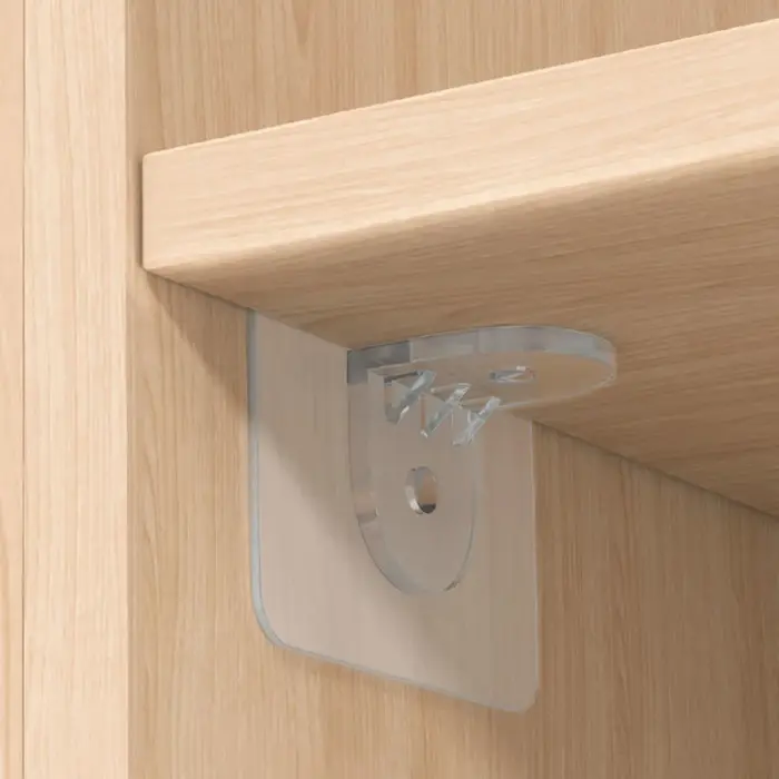 Supports adhésifs pour étagères