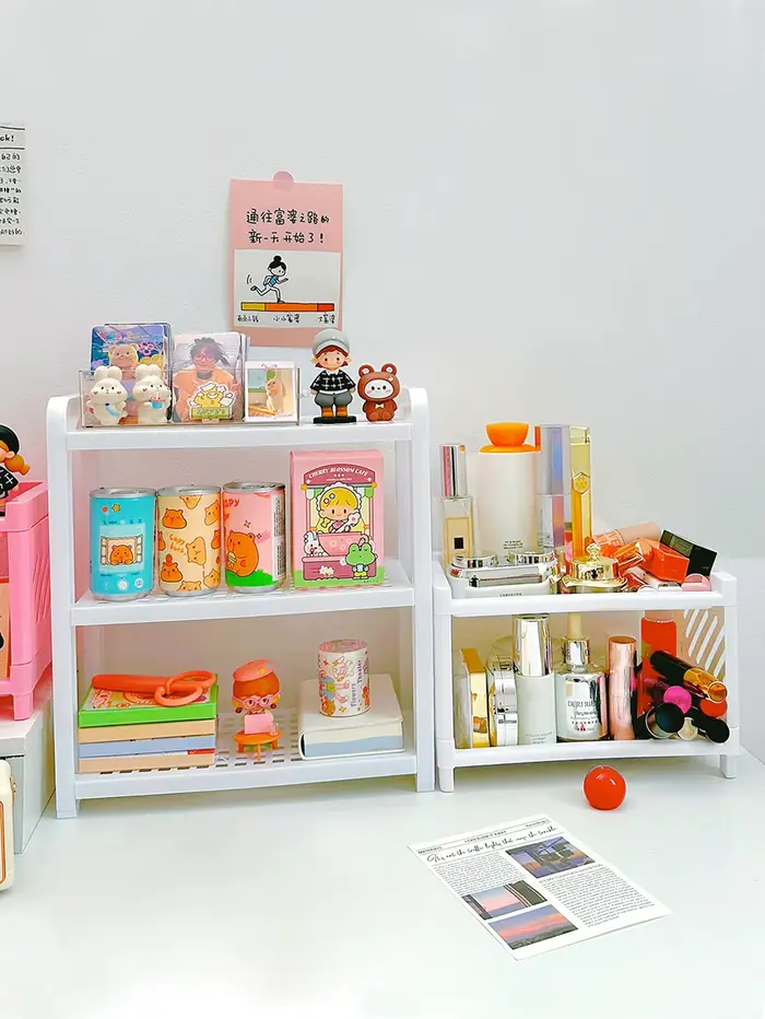 Étagères de rangement de bureau à Double/Triple couche