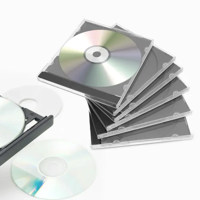 Étui de protection transparent pour disque CD