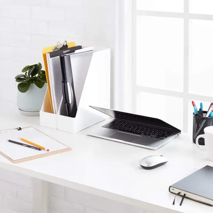 Ensemble d'organisateurs de bureau A69edesk pour bureau et dortoir étudiant, avec support pour livre