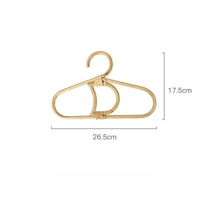 INS – crochets muraux en rotin, organisateur de vêtements pour enfants, support de rangement pour ch