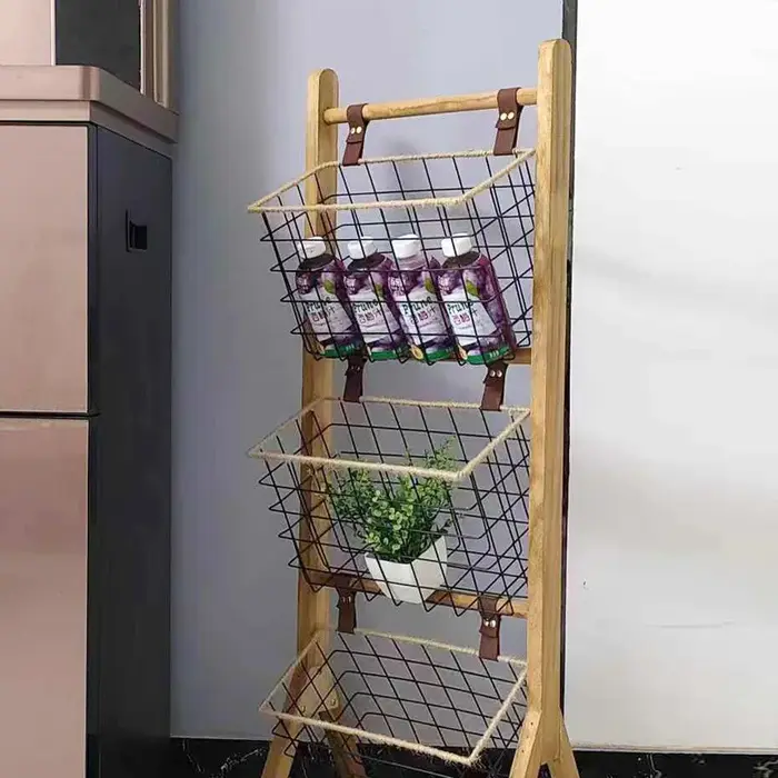 Étagère de rangement Simple au sol de la maison