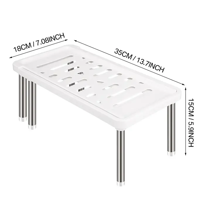 Étagère de rangement rétractable et extensible pour armoire, support à épices autoportant, étagère d