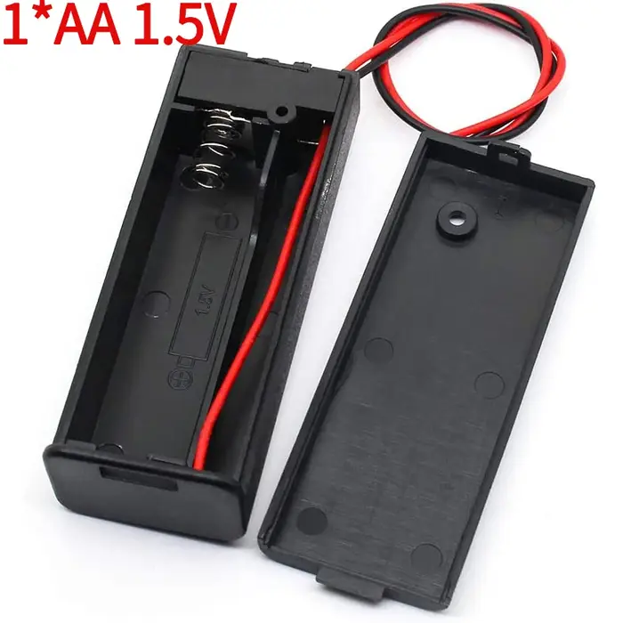 Support de batterie AA 1/2/3/4 emplacements, boîtier de batterie AA 1.5V/3V/4.5V/6V avec fils, inter